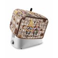 thumbnail image 1 of Farmhouse Coffee Time Toaster Cover 2 Slice, Small Kitchen Appliance Covers, Vintage Gnomes Desserts Khaki Plaid Toaster Oven Cover with Loop, Bread Machine Cover Polyester Dust Cover Protection, 1 of 4