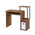 thumbnail image 1 of Farmhouse Computer Desk with Wood Finish / Maximize Desktop and Storage Space, 1 of 2
