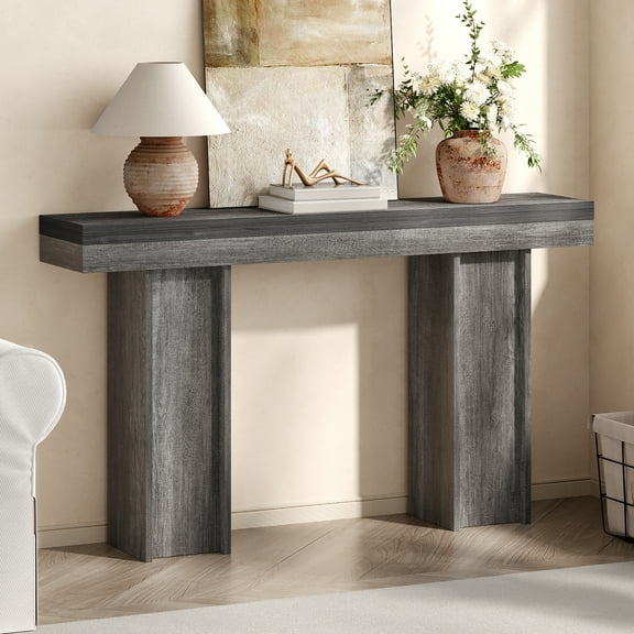 Tarnorci Farmhouse Console Table,Sofa Table Behind The Couch,Entryway Console Table with Storage for Living Room, Hallway,Entrance