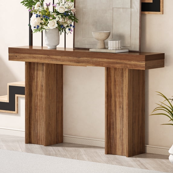 Tarnorci Farmhouse Vintage Console Table,Sofa Table Behind The Couch,Entryway Console Table with Storage for Living Room, Hallway,Entrance Rustic wood Space