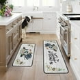 thumbnail image 1 of Farmhouse Cow Kitchen Rugs Set 2 Pieces Non-Slip Home Sweet Home Grey Kitchen Floor Rug and Mat Washable Kitchen Rugs Farmhouse Style for Kitchen Floor Farmhouse Decor 17"x47"+17"x30", 1 of 6
