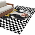 thumbnail image 1 of Farmhouse Cows Area Rug 4x6 Washable Rug Non Slip Sunflower Daisy White Black Plaid Large Area Rug Indoor Floor Carpet for Entryway Bedroom Kitchen Living Room Home Office Dining Room Nursery, 1 of 8