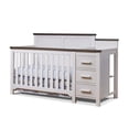 thumbnail image 1 of Farmhouse Crib & Changer, Chocolate & White, 1 of 1