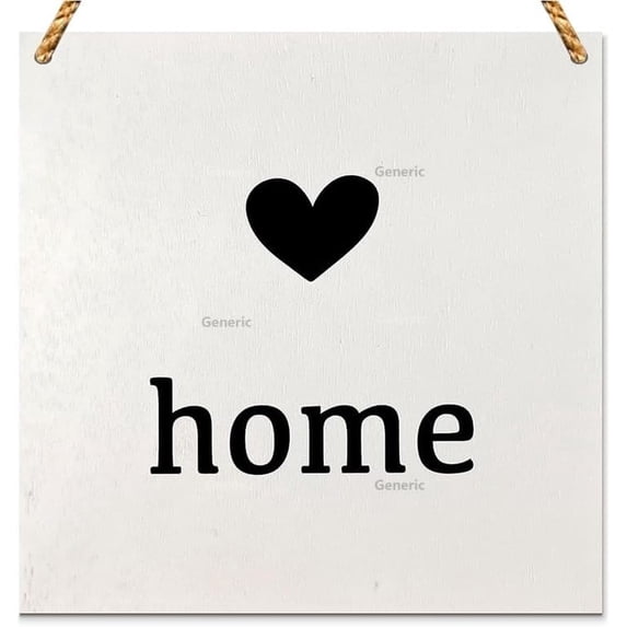Farmhouse Decor,Love Home Rustic Family Wood Plaque Sign Decor for Home Bedroom Living Room Wall Decoration Wood Sign Wooden Wall Decor 5 * 5 inch