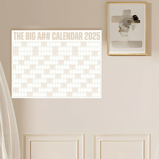 Farmhouse Decor Wall Calendar 2025 Large 36