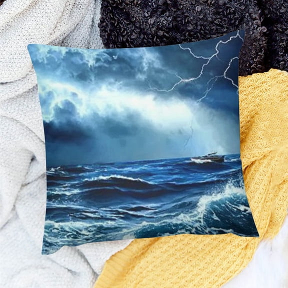 Farmhouse Decor storm ocean boat Party Supplies for Home Sofa Couch