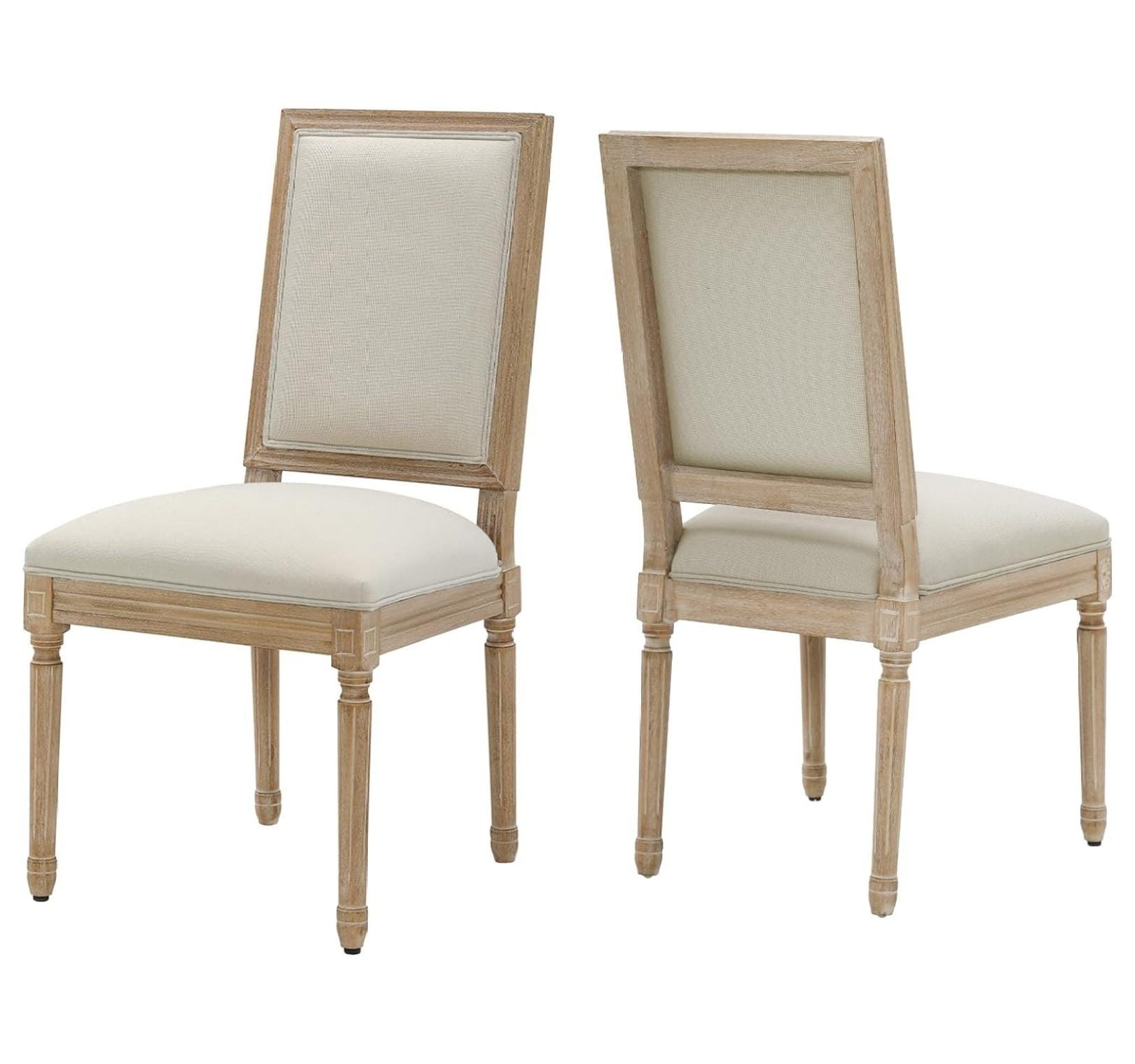 Farmhouse Dining Chairs Set of 2 French Country Kitchen Chairs with