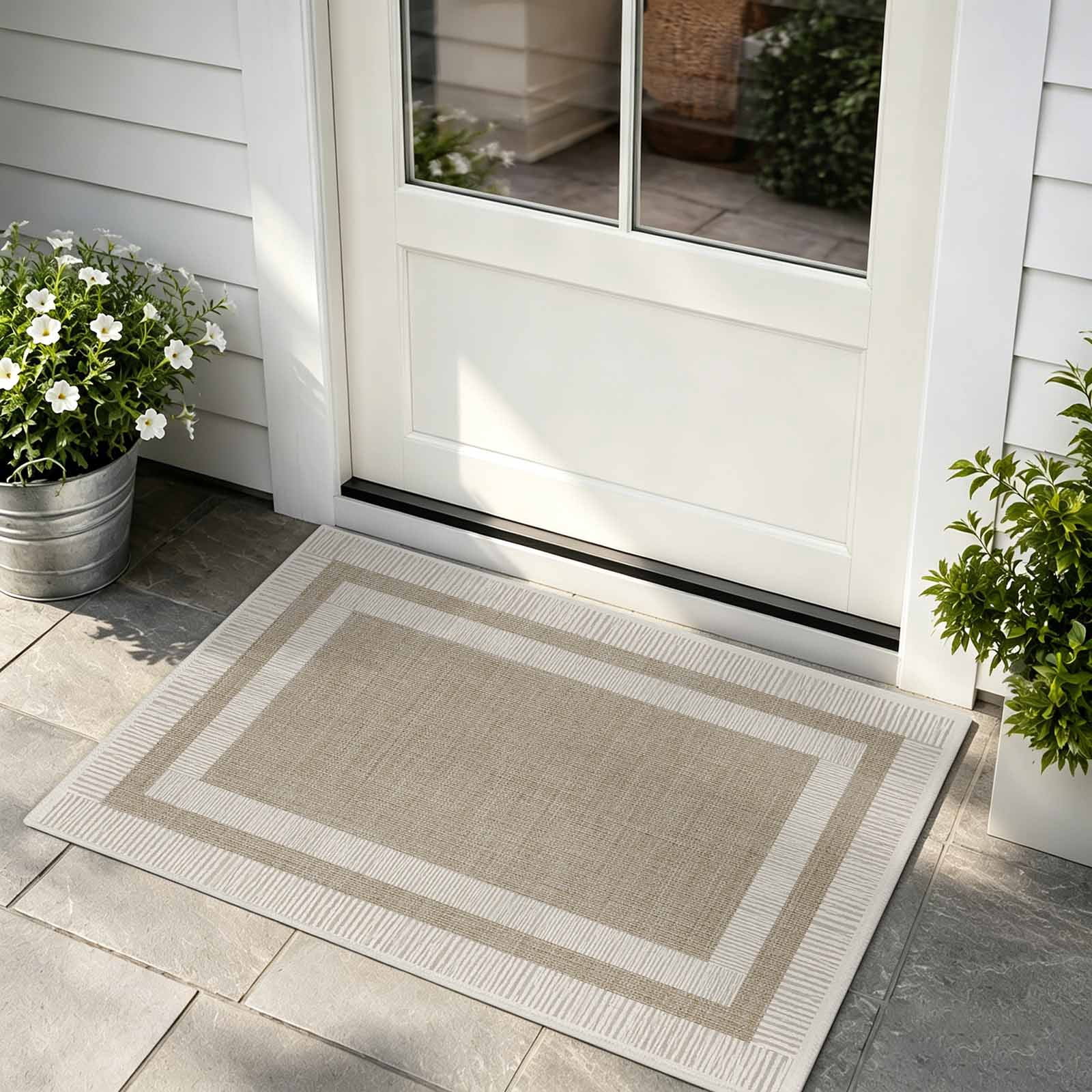 Farmhouse Door Mat Indoor/Outdoor Entrance, Non Slip Welcome Floor Mats ...