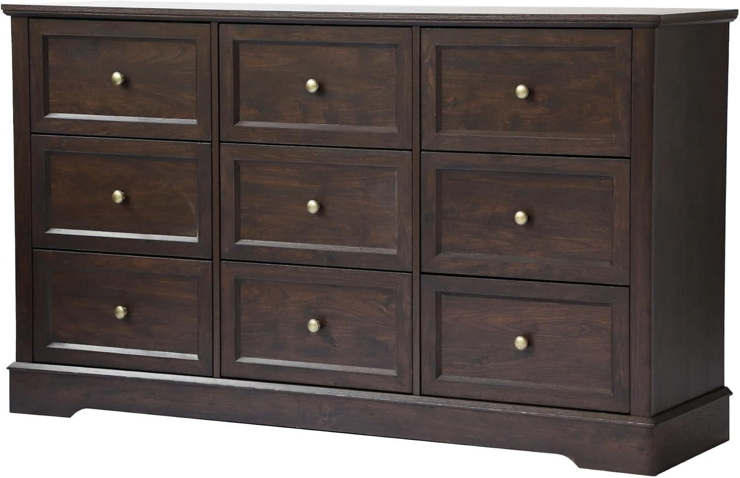 Farmhouse Dresser 9 Drawer, Bedroom Chest of Drawers, Dressers with 9 ...