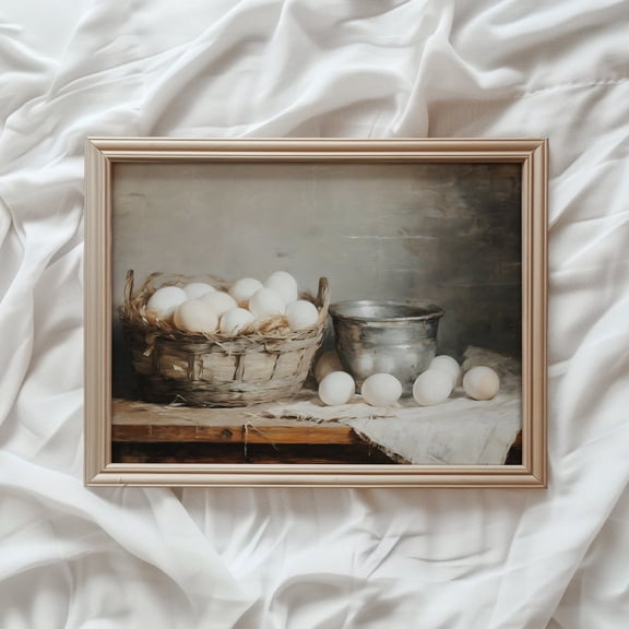 Farmhouse Eggs Print Farmhouse Art Vintage Decor Countryside Decor Country Kitchen Artwork Farm Fresh Eggs Print #573 Wall Art Modern Wall Decor
