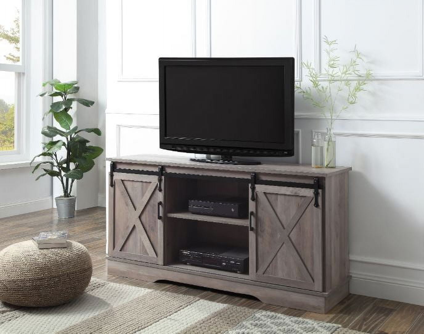 Farmhouse Entertainment Center TV stand for TVs Up to 65", Cottage