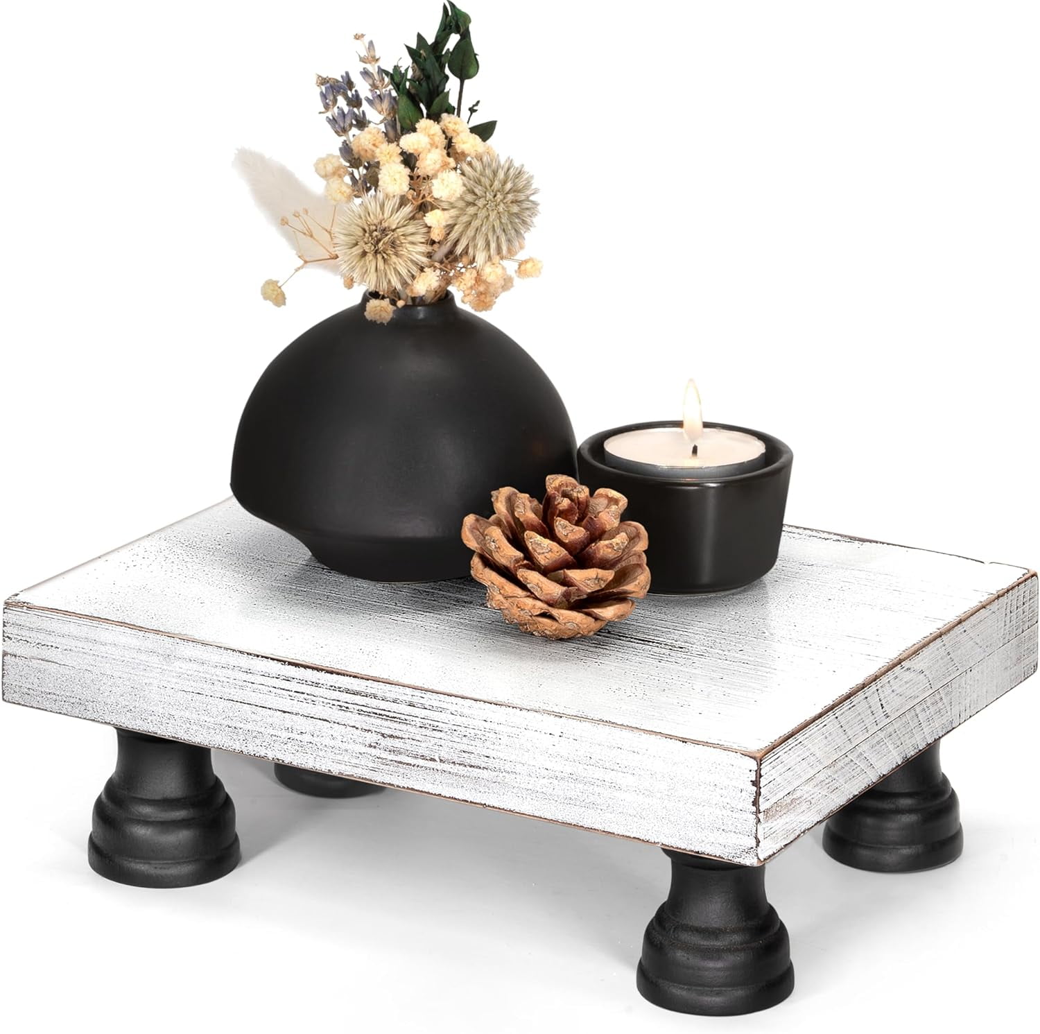 Farmhouse Fir Wood Risers for Decor for Kitchen Sink & Small Vanity ...
