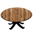 thumbnail image 1 of Farmhouse Fitted Tablecloth Round, Wood Grain Elastic Edge Table Covers, for Kitchen Dining Picnic Party Fits Tables Up to 48"-52", 1 of 5