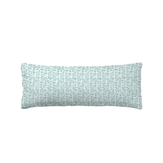Farmhouse Floral Body Pillow Cover 20 x 60 Inch Decorative Pillow Cover Modern Minimalist Flowers Pattern Green Lumbar Pillowcase Seasonal Rectangle Cushion Case for Couch Sofa Bed Living Room