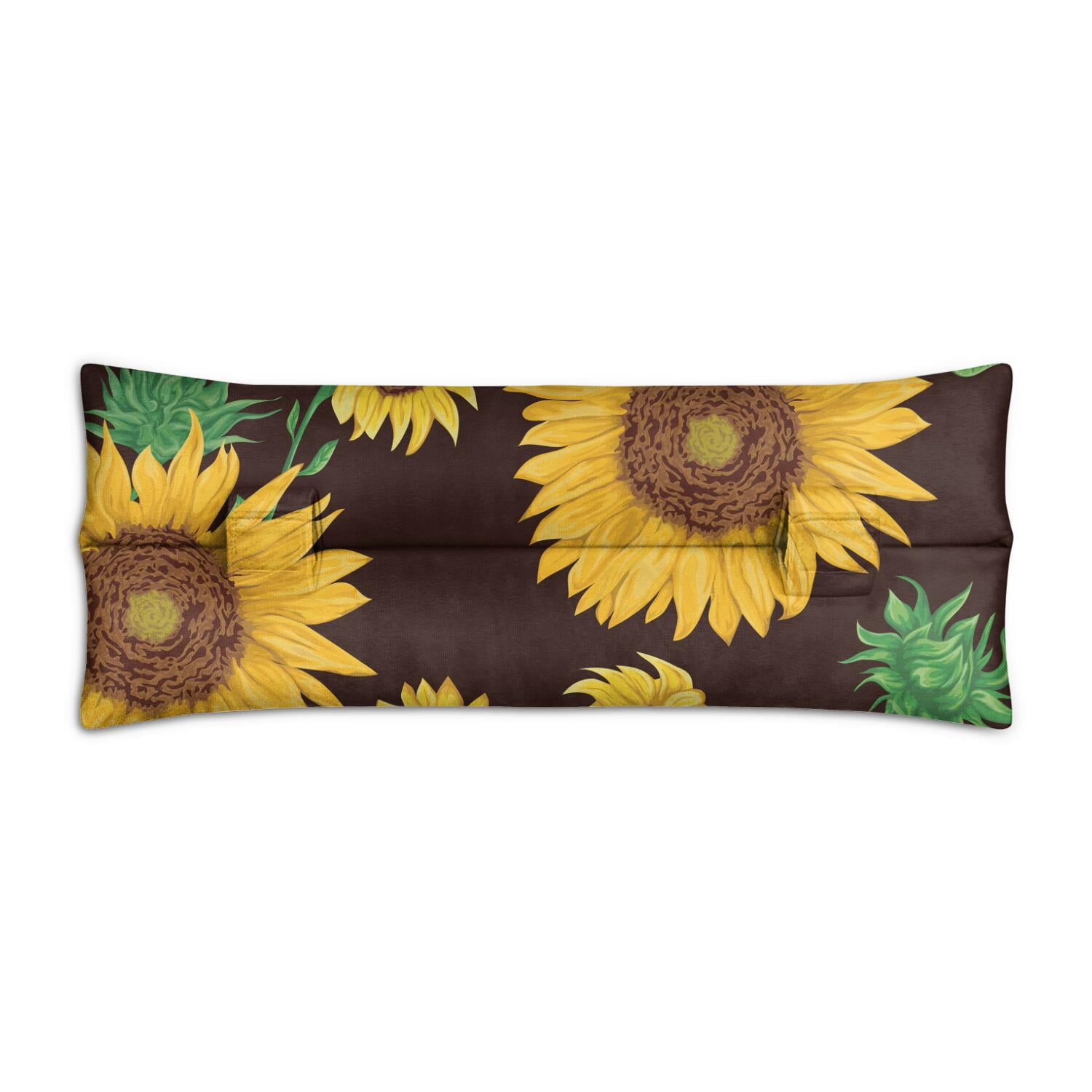 Farmhouse Floral Sunflower Seatbelt Pillow Soft Mastectomy Cushion farmhouse-floral-sunflower-seatbelt-pillow-soft-mastectomy-cushion