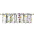 thumbnail image 1 of Farmhouse Floral Valance Curtain - 54 Inch Rod Pocket Window Topper with Botanical & Butterfly Design, Soft Polyester Fabric, Light Filtering for Kitchen, Modern Rustic Decor (1 Panel, 54x18 Inches), 1 of 3