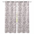 thumbnail image 1 of Farmhouse Flower Blackout Curtains for Bedroom Living Room Darkening Curtains 96 Inches Long Botanical Vintage Purple Leaf Plant Window Curtain 2 Panels Set Window Treatment Grommet Drapes 52"x96", 1 of 9