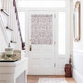 thumbnail image 1 of Farmhouse Flower Door Curtains for Door Window, French Sidelight Front Back Door Curtains With Tieback, Botanical Vintage Purple Leaf Plant Kitchen Rod Pocket Drapes Panel, 54"x40", 1 of 5