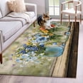 thumbnail image 1 of Farmhouse Flowers Area Rug 3x5 Washable Rug Non Slip Country Spring Botanical Florals Painting Large Area Rug Indoor Floor Carpet for Entryway Bedroom Kitchen Living Room Home Office Dining Room, 1 of 8
