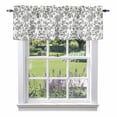 thumbnail image 1 of Farmhouse Flowers Kitchen Curtain Valances for Windows Farmhouse Short Curtains, Pastoral Vintage Leaf Spring Summer Rod Pocket Valance Curtain for Bedroom Cafe Living Room 42"x18", 1 of 8