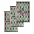 thumbnail image 1 of Farmhouse Flowers Kitchen Dish Towels for Drying Dishes Set of 3, Ethnic Retro Abstract Pattern Lattice Waffle Weave Microfiber Hand Tea Bathroom Towels Quick Dry & Absorbent Towel 15.7x23.6, 1 of 7