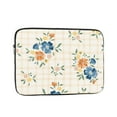 thumbnail image 1 of Farmhouse Flowers Plaid 15 inch Portable Laptop Sleeve Compatible with MacBook Air Notebook Computer Case for Men Women College School Students, 1 of 7