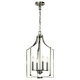 thumbnail image 1 of Farmhouse Four Light Chandelier-Brushed Nickel Finish Bailey Street Home 147-Bel-3329944, 1 of 8