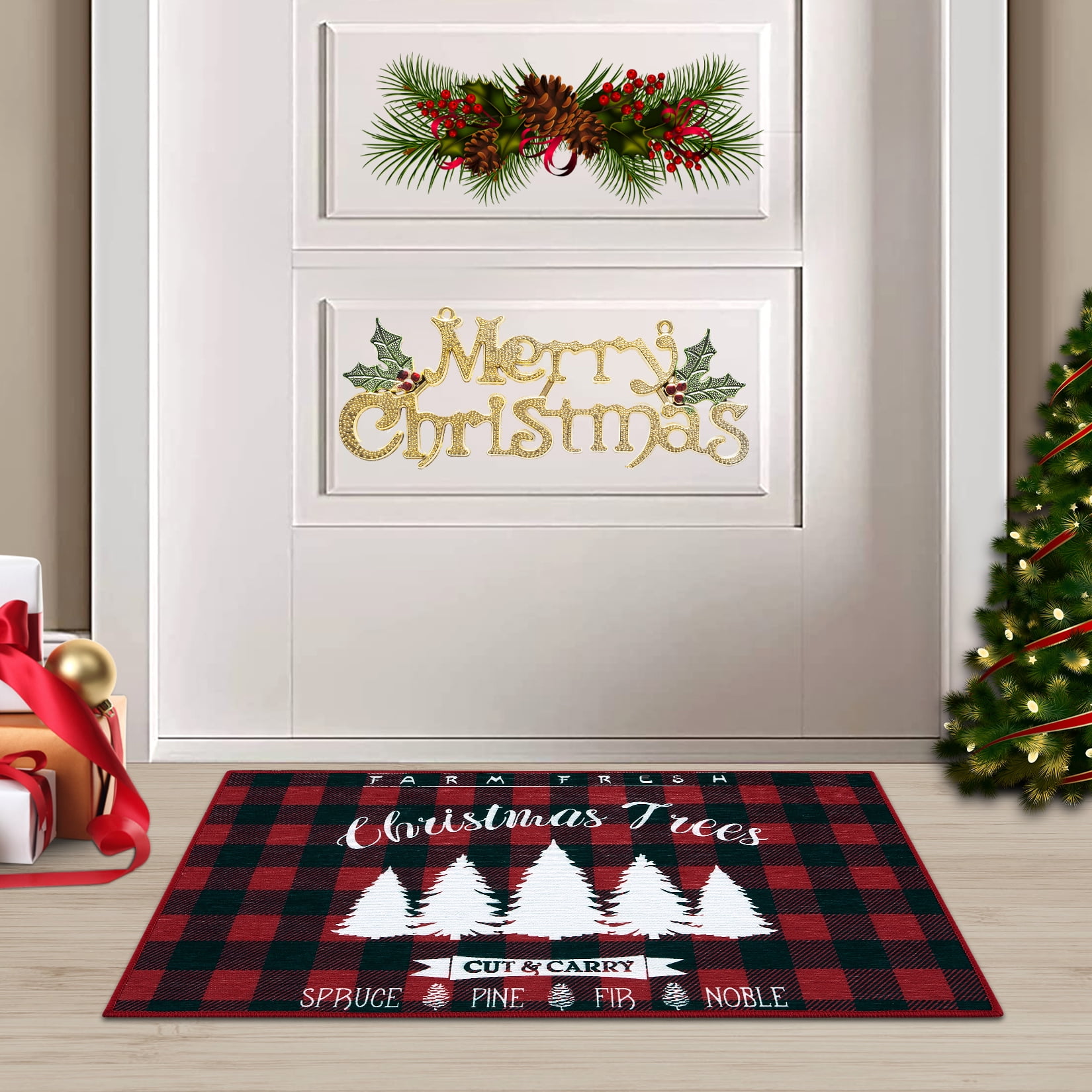 https://i5.walmartimages.com/seo/Farmhouse-Front-Door-Mat-Christmas-Outdoor-Indoor-Welcome-Doormat-Entry-Way-Floor-Mats-Non-Slip-Machine-Washable-Doormats-Red-17-x-29_6a351240-a565-4343-a6c6-d9da1d248cf0.a5bde831101322581828302100860c6e.jpeg