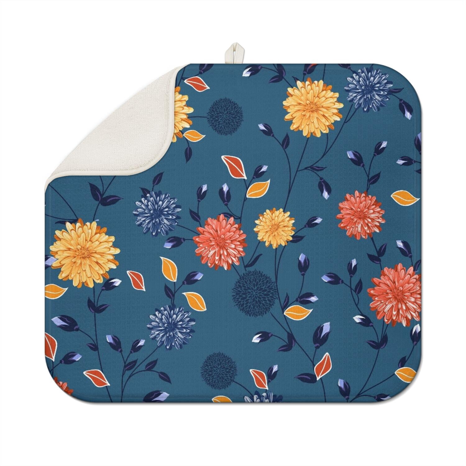 Farmhouse Garden Floral Drying Pad Foldable Space-Saving Heat Resistant ...