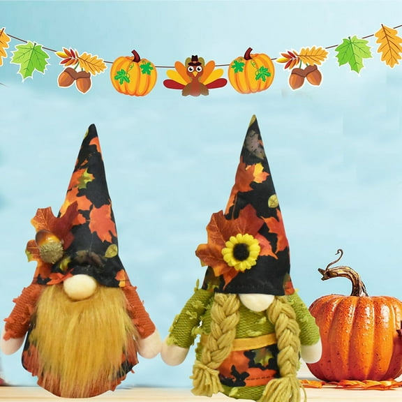 Farmhouse Gnomes Plush Swedish Tomte Gnomes Brown Gnome Collectible Figurines Winter Gnomes Handmade Rustic Kitchen Tiered Tray Decor