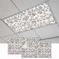 thumbnail image 1 of Farmhouse Grey Fluorescent Light Covers, Vintage Flower Leaf Botanical Plant Magnetic Light Covers for Ceiling Lights, Fluorescent Ceiling Shade Filters for Classroom Bedroom Office 4x2Ft x 2PCS, 1 of 8