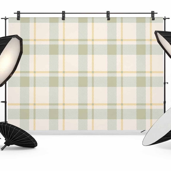 Farmhouse Grid,Backdrop for Photoshoot,Photography Photo Studio Background Wall Backdrop,Country Minimalistic Geometric Plaid Lattice Back Drop Banner Panel for Portraits Wedding Live Streaming 7x5Ft