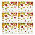 thumbnail image 1 of Farmhouse Harvest Placemats Set of 6, Machine Washable Durable Linen Table Mats with Pumpkin and Turkey Design, Heat Resistant Rustic Autumn Dining Mats for Family Gatherings, 1 of 5