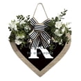 thumbnail image 1 of Farmhouse Heart Door Sign Custom Last Name Decorative Hanging Welcome For Your Home Entryway, 1 of 5