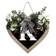 thumbnail image 1 of Farmhouse Heart Door Sign Custom Last Name Decorative Hanging Welcome For Your Home Entryway, 1 of 5