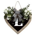 thumbnail image 1 of Farmhouse Heart Shaped Front Door Sign With 26 Letters Decorative Hanging Welcome For Outdoor Entryway, 1 of 5