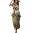 thumbnail image 1 of Farmhouse Highland Cow Funny Cattle And Flower Sleeveless Dress Female Clothing Dress Women Summer 2025 Dress, 1 of 6