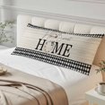 thumbnail image 1 of Farmhouse Home Body Pillow Cover, Pillowcase Protectors with Zipper, Breathable Decorative Throw Pillow Case Cover, Black Plaid Vintage Wood Grain Butterfly Pillow Shams for Couch Sofa 20x54Inch, 1 of 8
