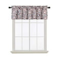 thumbnail image 1 of Farmhouse Home Decor Kitchen Valance Curtains for Cafe Short Bathroom Window Valance, Animals, 55x15 Inch, 1 of 8