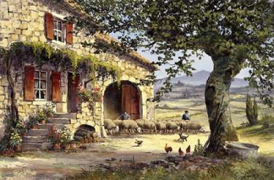 Farmhouse II Canvas Art - Reint Withaar (24 x 36)