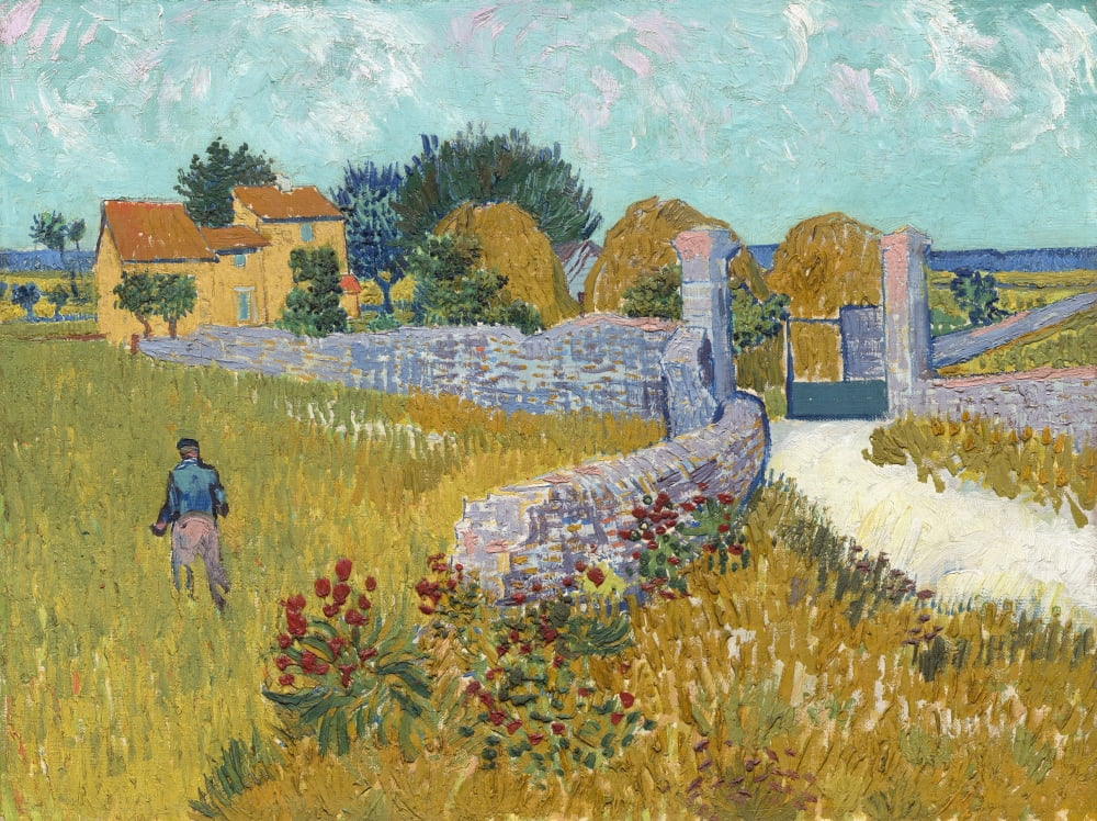 Farmhouse In Provence Canvas Art - (36 x 24)