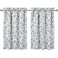 thumbnail image 1 of Farmhouse Kitchen Curtains 39 Inch Length Country Window Curtain Over Sink Rustic Small Short Tier for Bathroom Cafe Rod Pocket (2 Panels, 27.5" W x 39" L), 1 of 1