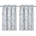 thumbnail image 1 of Farmhouse Kitchen Curtains 39 Inch Length Country Window Curtain Over Sink Rustic Small Short Tier for Bathroom Cafe Rod Pocket (2 Panels, 27.5" W x 39" L), 1 of 1