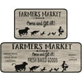 thumbnail image 1 of Farmhouse Kitchen Mats for Floor Set of 2,Anti Fatigue Mats for Kitchen Floor, Comfort Standing Kitchen Rugs and Mat, Non-Slip Cushioned Anti Fatigue Rug, 17'''' X 47'''' + 17'''' X 30'''', 1 of 6