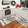 thumbnail image 1 of Farmhouse Kitchen Mats Sets Kitchen Mats for Floor 2 Piece Cushioned Comfort Mat for Home & Office Ergonomically Engineered Memory Foam Kitchen Rug Waterproof Non-Skid, 15.7"X 23.6"+15.7" X 47" E, 1 of 4
