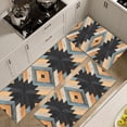 thumbnail image 1 of Farmhouse Kitchen Rug Sets 3 Piece,Black Blue Diamond Rugs Non Slip Kitchen Rugs and Mats Set,Boho Rugs for Floor Washable Kitchen Floor Rugs for Hallway Laundry Room 20x32+20x47+20x59 Inch, 1 of 5