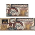 thumbnail image 1 of Farmhouse Kitchen Rugs Set of 2 Farm Rooster Kitchen Mat,Non-Skid Waterproof Kitchen Mats and Rugs Cushioned Washable Non-Slip Floor Mats for Home Kitchen Decor - 17x30 and 17x47 Inch, 1 of 6