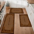 thumbnail image 1 of Farmhouse Kitchen Rugs Set 3 Piece, Boho Kitchen Mats for Floor, Non-Slip Kitchen Rug Waterproof Mats for Kitchen, Runner Rugs for Hallway Laundry Holiday Sink Decor, 1 of 12