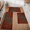 thumbnail image 1 of Farmhouse Kitchen Rugs Set 3 Piece, Boho Kitchen Mats for Floor, Non-Slip Kitchen Rug Waterproof Mats for Kitchen, Runner Rugs for Hallway Laundry Holiday Sink Decor, 1 of 12