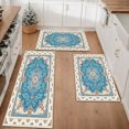 thumbnail image 1 of Farmhouse Kitchen Rugs Set 3 Piece, Boho Kitchen Mats for Floor, Non-Slip Kitchen Rug Waterproof Mats for Kitchen, Runner Rugs for Hallway Laundry Holiday Sink Decor, 1 of 12